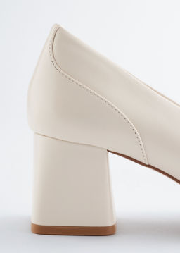 Zapatos de tac?n de piel tipo mocas?n - H&m фото 7