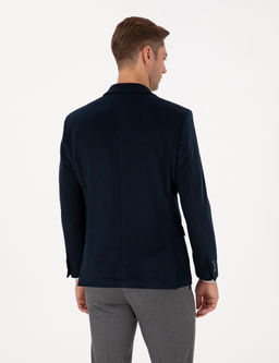 Lacivert Slim Fit Ceket