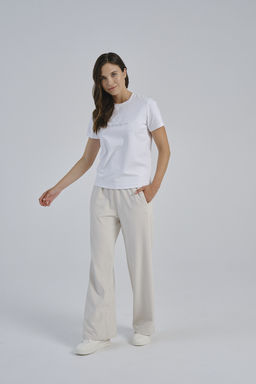 Брюки трикотажные Бежевый