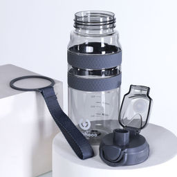 Бутылка для воды спортивная Woohooo H2O цвет Gray 850 ml - Галеонтрейд фото 3