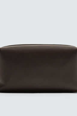LEATHER TOILETRY BAG - Zara фото 5