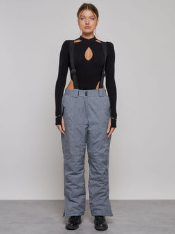 Полукомбинезон горнолыжный CHUNMAI 811Sr женский серый утеплитель 250 г/м² - Mtforce фото 5