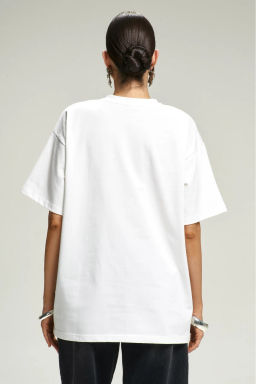 Футболка Polkadot White