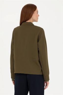 Женский свитшот цвета хаки - U.s. polo assn фото 12