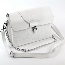 Женская кожаная сумка J005-220 Вайт