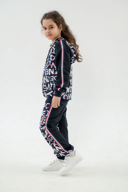 Костюм подростковый из футера 2-хн джемпер и брюки SportLand буквы - Амадэль фото 21