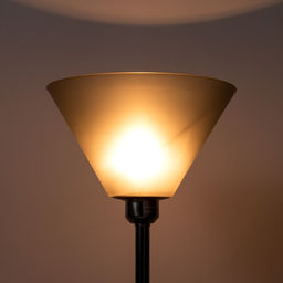 Плафон отдельный «Конус», Е27, дымчатый, 25×25×15 см