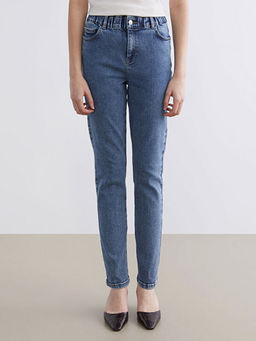Джинсы Beli Lastikli Slim Mom женские