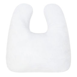 Подушка Этель Зайка белая 48х38см, велюр, 100% п/э фото 2