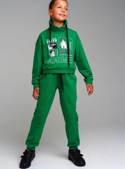 32321238 Комплект для девочек: толстовка, брюки