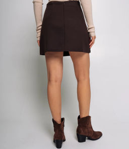 Юбка #КТ8662 (1), шоколадный