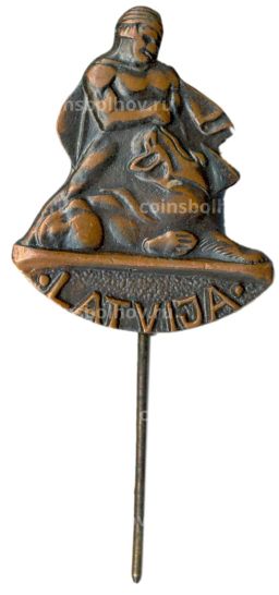 Значок Латвия