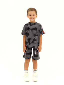 CHILLEASY 220021C-29 Футболка для мальчика, Антрацит