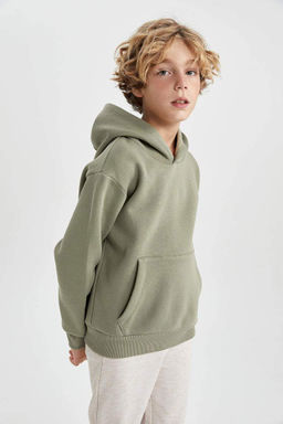 Толстовка с капюшоном стандартного кроя для мальчика