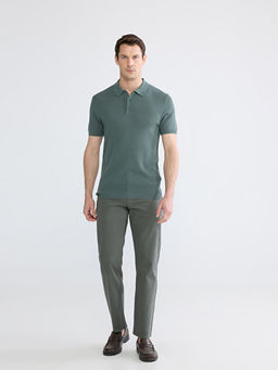 Polo Yaka Erkek Triko Kazak