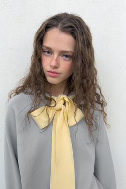 CHAQUETA PUNTO CAPUCHA LAZO / Gris vigor? - Zara фото 3