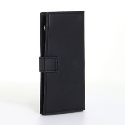 Портмоне мужское на магните, чёрное