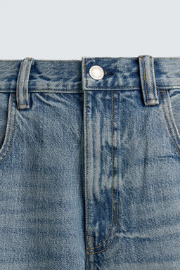 BERMUDA DENIM BAGGY FIT / Azul medio - Zara фото 9