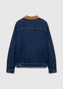 Willy Regenerative Koyu Mavi Denim Jean Ceket  фото 8