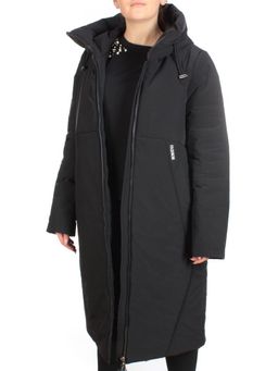 9069 BLACK Пальто зимнее женское CORUSKY (верблюжья шерсть)