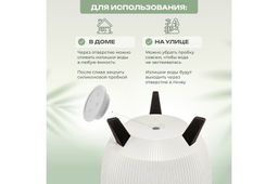 Кашпо Elan Gallery Винто светло-серое 5,4 л