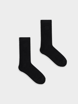 Цена за 5 пар! Носки мужские высокие черные