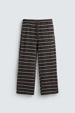 JACQUARD CUTWORK TROUSERS - Zara фото 7