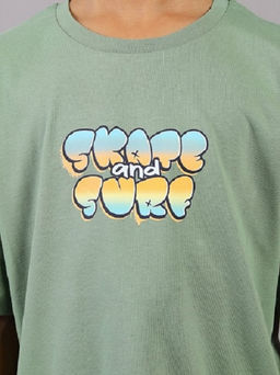 CRB wear / CSJB 64118-35K Футболка для мальчика,хаки/Ex.Cherubino фото 4