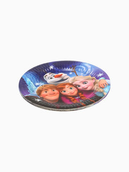 Тарелка одноразовая 18 см, набор 10 шт., Холодное сердце