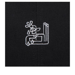 Бейсболка DJINNS арт. Dad Cap LoveMeNot (черный)