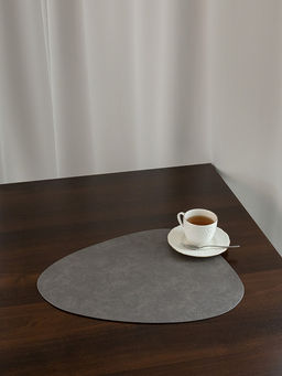 Салфетка сервировочная 45x36, 1шт. серый ПВХ