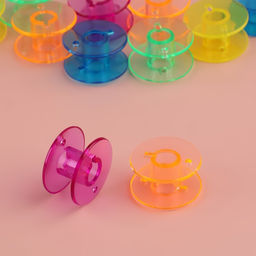 Набор шпулек в органайзере, d=20 мм, 30 шт., МИКС