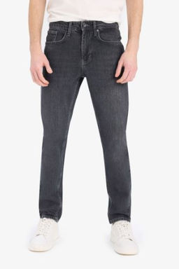 Slim Tapered Fit Dar Kal?p Normal Bel Daralan Paca Jean Pantolon