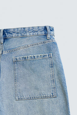 JEANS TAPERED WIDE FIT / Azul - Zara фото 12