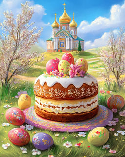 Картина по номерам на холсте и подрамнике 40х50 см