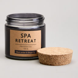 СВЕЧА АРОМАТИЗИРОВАННАЯ В СТАКАНЕ SPA RETREAT BLACK AMBER&CINGER LILY 7,3*7,4 СМ - Lefard фото 2
