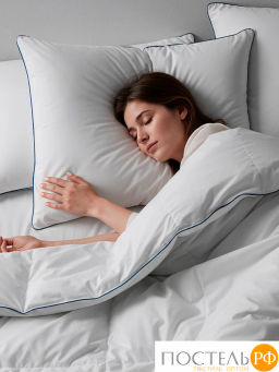 Подушка MEDSLEEP МАЮРА хлопок-тик/пух утиный, 1000 г  фото 9
