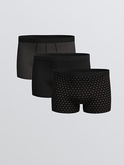 Standart Kal?p Pamuklu Esnek Erkek Boxer 3l?