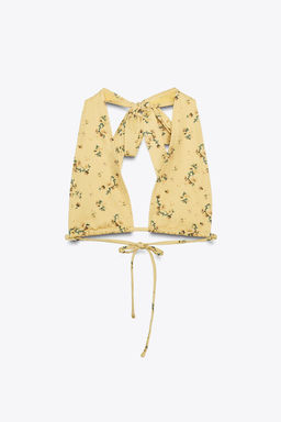 MULTI-WAY HALTER BIKINI TOP - Zara фото 6