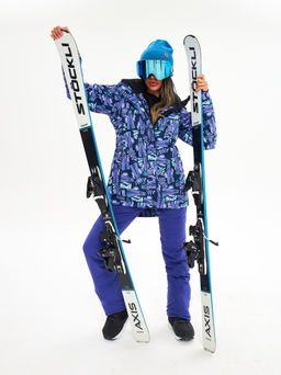 Женская горнолыжная сноубордическая куртка Alpha Endless Ultra Chaleur SNB 423/316_5 Разноцветный  фото 26