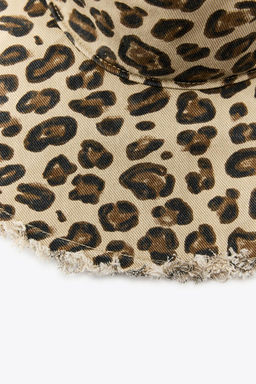 ANIMAL PRINT BUCKET HAT - Zara фото 3