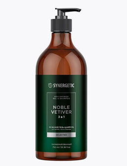 Гель для душа-шампунь 0,75л 3в1 Мужской Noble vetiver/благородный ветивер