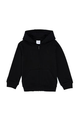 Erkek _ocuk Siyah Basic Kap__onlu Sweatshirt Sepette S_rpriz _ndirim