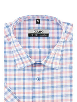 Сорочка мужская короткий рукав GREG 245/201/6122/Z
