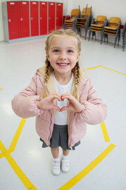 Cok Renkli Kal?n Kapusonlu Regular K?z Cocuk Mont TKDAW26MO00009 - Trendyolmilla фото 6