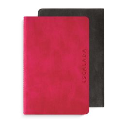 Записная книжка, А6, арт.50186/ 20 ДЖИНС ДЕЛАВЭ КРАСНЫЙ+ЧЁРНЫЙ (кожзам, 105х152 мм, 96л., мягкий пер