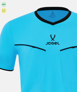 Футболка судейская Jogel DIVISION PerFormDRY Referee SS Tee 2.0, голубой S1  фото 5