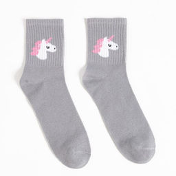 Новогодний подарочный набор термос и носки 3 пары KAFTAN Единорог, размер 36-39 фото 8