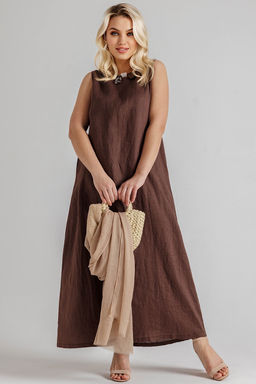 Платье 2137/04/Коричневый