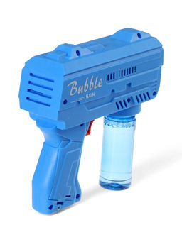 Генератор мыльных пузырей Пистолет, световые эффекты, работает от батареек, синий - Simaland фото 4